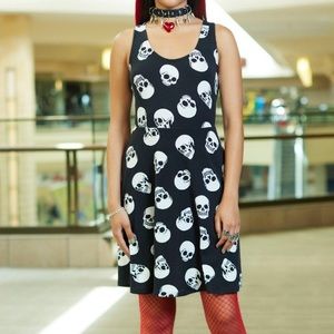 Skull Tank‎ Dress Hot Topic Halloween Witchy Spooky